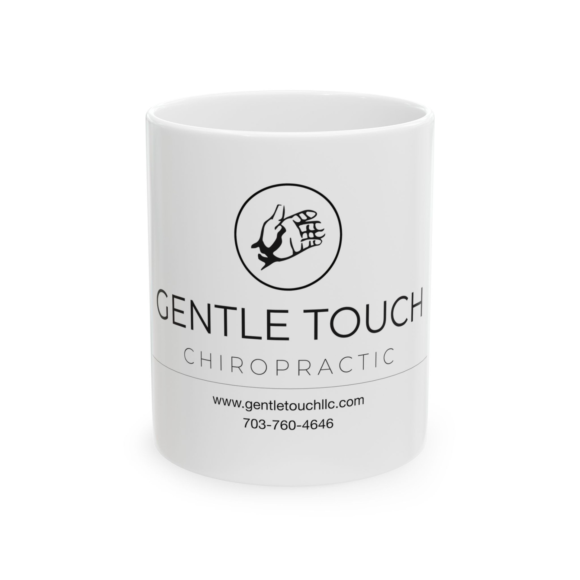 Gentle Touch Chiropractic custom mug