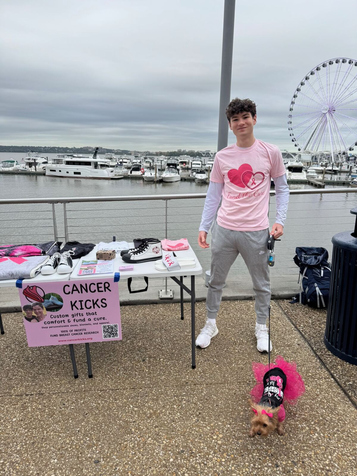Promoting Cancer Kicks with help from a dog