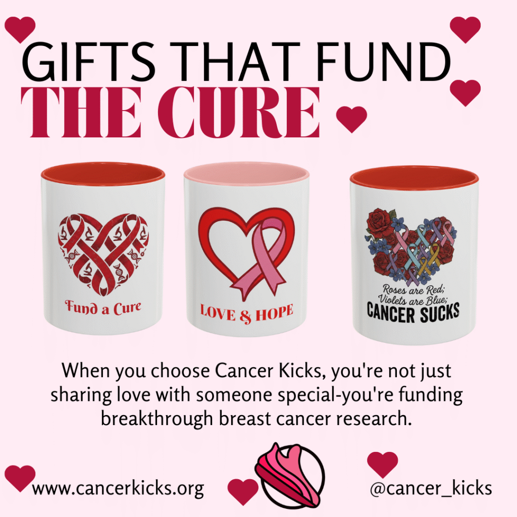 Cancer Kicks featured in Nova Living's Valentine's Shop Local Guide – "Love & Hope: Valentine's Gifts That Fund the Cure."